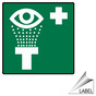 Eye Wash Symbol Label for Emergency Response LABEL_SYM_59_a