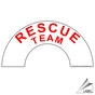 Rescue Team Hard Hat / Helmet Label NHE-19010