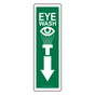 Eye Wash Sign for Emergency Response