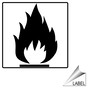 Flammable Symbol Label for Hazmat LABEL_SYM_05