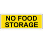 No Food Storage Label for Safe Food Handling NHE-19419