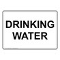 Drinking Water Sign for Dining / Hospitality / Retail NHE-15628