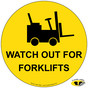 Watch Out For Forklifts Floor Label NHE-18854