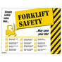 Forklift Safety Simple Safety Rules Poster CS701611