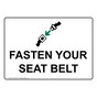 Fasten Your Seat Belt Sign for Machinery NHE-8108