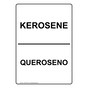 Kerosene Bilingual Sign for Fuel NHB-16426