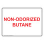 Non-Odorized Butane Sign NHE-31262