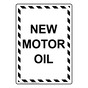 Portrait New Motor Oil Sign NHEP-31256