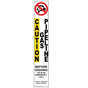 Caution Gas Pipeline Call Before Digging Label for Hazmat NHE-16083