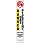 Danger Gas Pipeline Call Before Digging Label for Hazmat NHE-16128