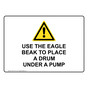 Use The Eagle Beak To Place A Drum Sign With Symbol NHE-31312