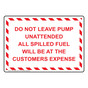 Do Not Leave Pump Unattended All Sign NHE-33566_WRSTR