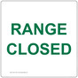 Range Closed Sign for Golf NHE-17269