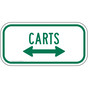 Carts Left / Right Arrow Sign for Recreation