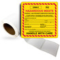 Hazardous Material Roll Label LDRE-14755_YLW