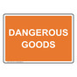 Dangerous Goods Sign NHE-31723