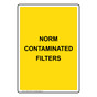 Portrait Norm Contaminated Filters Sign NHEP-18579
