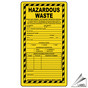 Hazardous Waste Law Prohibit Improper Disposal Label HAZCHEM-15015