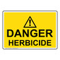 Danger Herbicide Sign for Hazmat NHE-27300