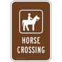 Horse Crossing Sign for Recreation PKE-17414