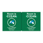 Green Room Is Clean If Seal Is Broken Contact Front Desk Label  CS163645