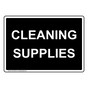 Cleaning Supplies Sign NHE-30539