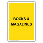 Portrait Books And Magazines Sign NHEP-27595