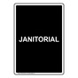 Portrait Janitorial Sign NHEP-30553
