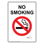 Idaho No Smoking Sign NHE-7062-Idaho
