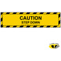 Caution Step Down Floor Label NHE-18860