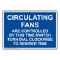 Circulating Fans Are Controlled By This Time Sign NHE-27062