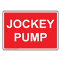 Jockey Pump Sign NHE-27632