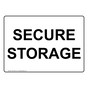 Secure Storage Sign NHE-32070