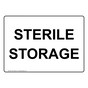 Sterile Storage Sign NHE-32200
