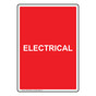 Portrait Electrical Sign NHEP-27066