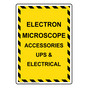 Portrait Electron Microscope Accessories UPS Sign NHEP-27468