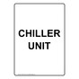 Portrait Chiller Unit Sign NHEP-27610