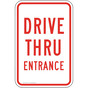 Drive Thru Entrance Sign for Dining / Hospitality / Retail PKE-31425
