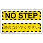 English + Japanese NO STEP Sign NHI-6449-JAPANESE
