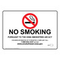 Iowa No Smoking Smokefree Air Act Sign NHE-7674-Iowa