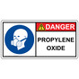 ISO Propylene Oxide PPE - Respirator Sign IDE-50231