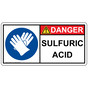 ISO Sulfuric Acid PPE - Gloves Sign IDE-50247