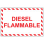 Diesel Flammable Label KSW-029