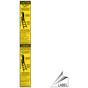 Step Ladder Safety Bilingual Label for Ladder / Scaffold NHB-16298