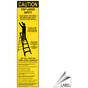 Step Ladder Safety Label With Symbol for Ladder / Scaffold NHE-16298