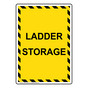 Portrait Ladder Storage Sign NHEP-32449