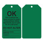 Green OK This scaffold has been erected to meet Federal/State OSHA Safety Tag CS119532