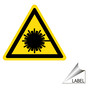 Laser Symbol Label for Process Hazards LABEL_TRIANGLE_11