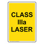 Portrait Class IIIa Laser Sign NHEP-4258
