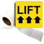 Lifting Roll Label LDRE-14582_YLW